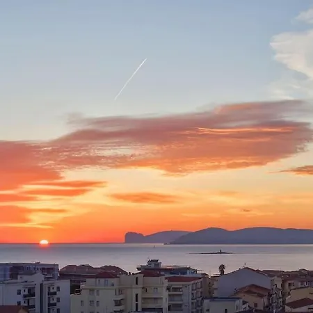 Terrazza E Vista Mare Capocaccia Apartmán